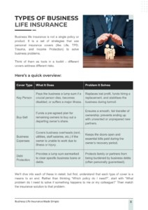 Business Life Insurance Made Simple - Types of business life insurance