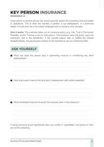 Business Life Insurance Made Simple - Key person insurance